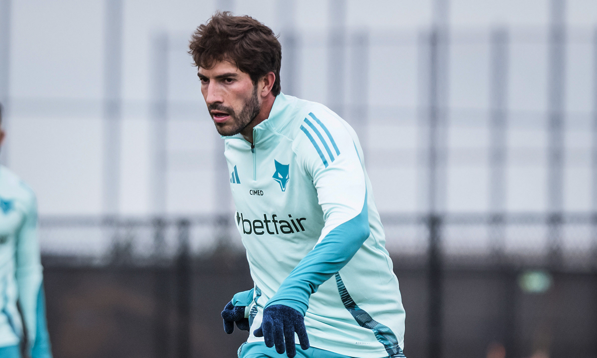 Lucas Silva em treino do Cruzeiro nos EUA (foto: Gustavo Aleixo/Cruzeiro)