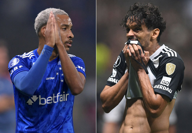 Mano a mano: comentaristas da TNT definem seleção entre jogadores de Atlético e Cruzeiro 