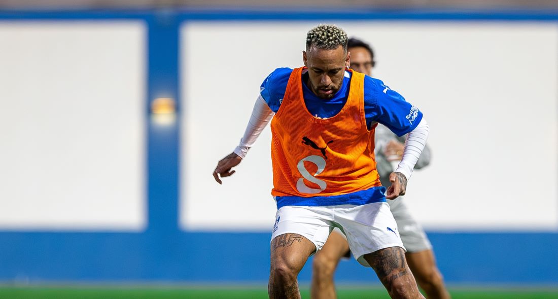 Neymar falta primeiro treino do Al-Hilal no ano, e clube diz motivo