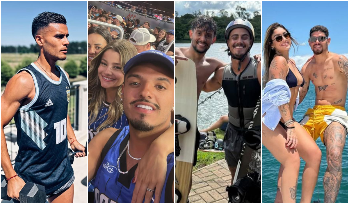 Treinos, NBA, wakeboard, praias e mais: a 4ª semana de férias dos jogadores do Atlético