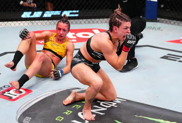 UFC: Amanda Ribas é finalizada por Mackenzie Dern em revanche emocionante