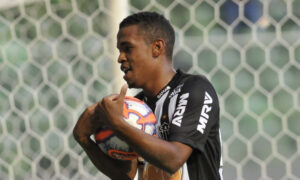 Alerrandro comemora gol pelo Atlético em 2019 (foto: Juarez Rodrigues/EM/D.A Press)