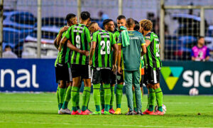 América atropelou o Pouso Alegre na segunda rodada do Mineiro (foto: Mourão Panda/América)