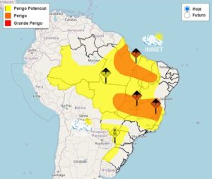 Inmet emite alerta de 'perigo' de chuvas intensas para 151 cidades do Leste de MG | Vales de Minas Gerais