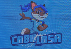 Cabulosa, nova mascote do Cruzeiro (foto: João Victor Pena/EM/D.A Press)