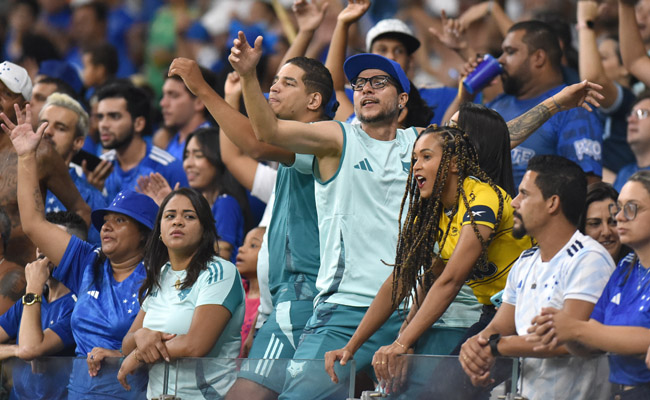 Torcida do Cruzeiro no Mineirão (foto: Ramon Lisboa/EM/D.A. Press)