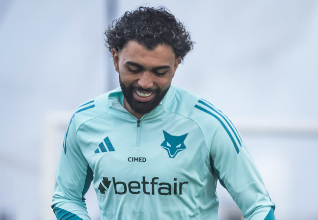 Gabigol, atacante do Cruzeiro, em treino na Flórida (foto: Gustavo Aleixo/Cruzeiro)