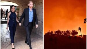 Meghan e Harry: Ajudando vítimas dos incêndios em Los Angeles