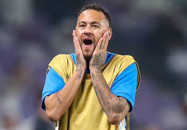 Neymar, atacante do Al-Hilal (foto: AFP)