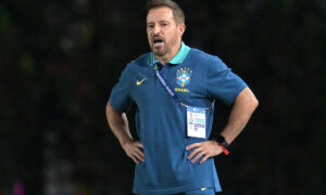 Ramon Menezes, técnico do Brasil Sub-20 (foto: JUAN BARRETO / AFP)