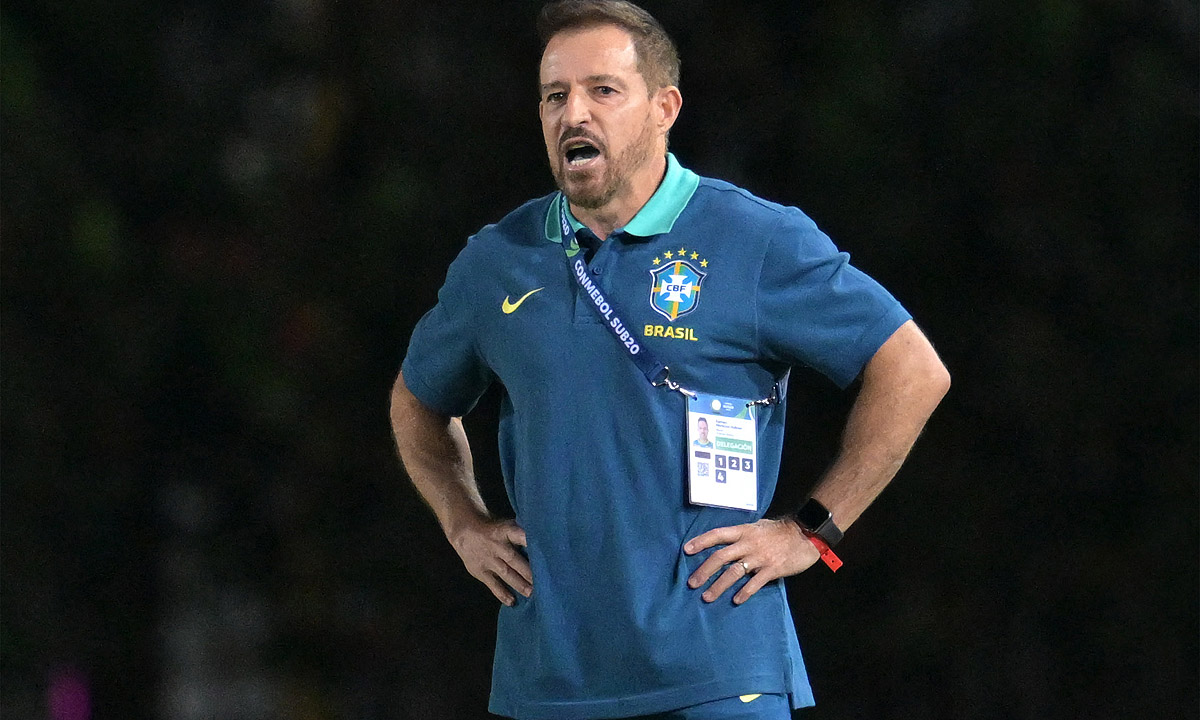 Ramon Menezes, técnico do Brasil Sub-20 (foto: JUAN BARRETO / AFP)