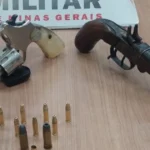 Homem é preso por ameaça e posse irregular de arma de fogo em Fabriciano