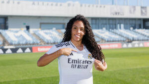 Yasmim, lenda do Corinthians, foi anunciada pelo Real Madrid (foto: María Jiménez/Real Madrid)