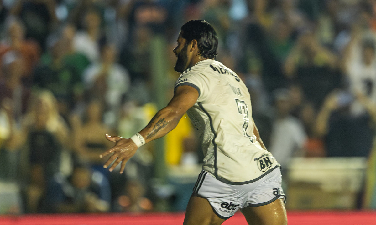 Hulk fez o gol que deu alívio ao Atlético contra o Tocantinópolis - (foto: Pedro Souza/Atlético)