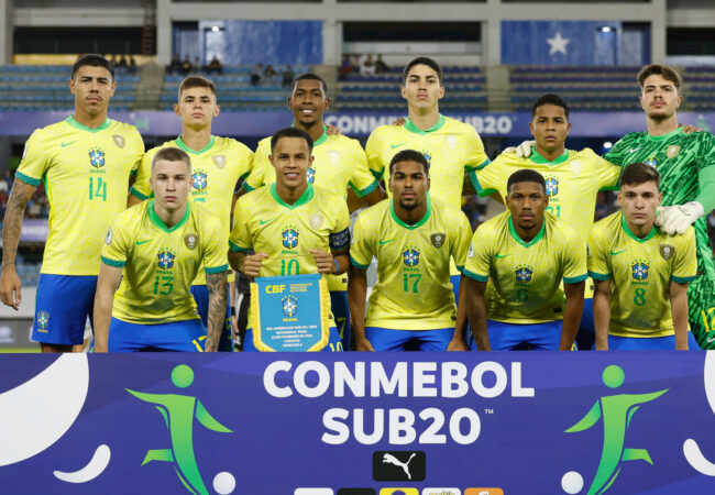 Seleção Brasileira no Sul-Americano Sub-20 (foto: Rafael Ribeiro/CBF)