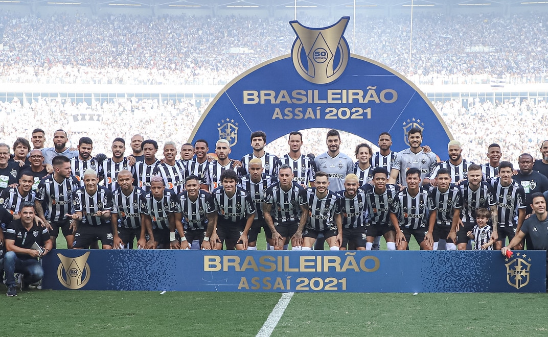 Atlético-MG campeão brasileiro em 2021 (foto: Pedro Souza/Atlético)