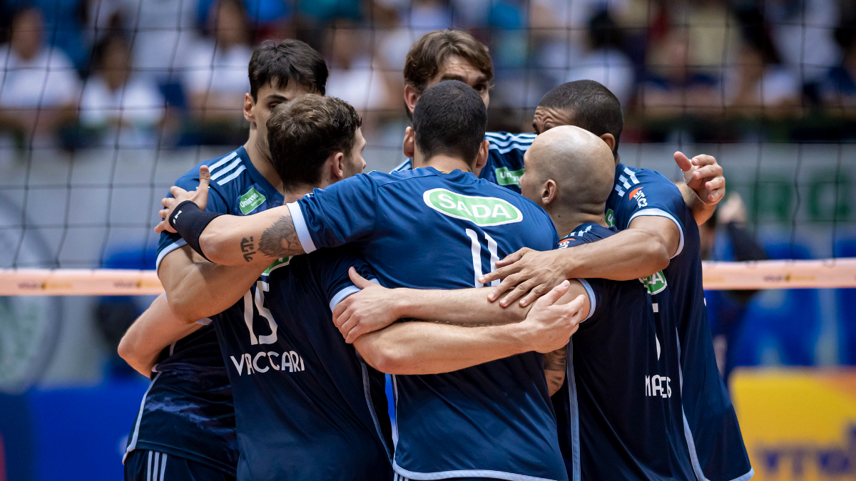 Cruzeiro enfrenta Sesi na Superliga Masculina de Vôlei (foto: Agência i7/Cruzeiro)