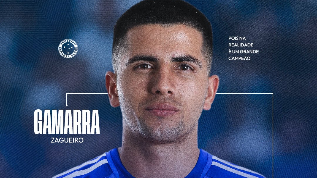 Mateo Gamarra, novo zagueiro do Cruzeiro (foto: Reprodução Twitter)