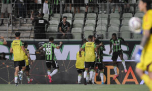 América avançou à final do Mineiro (foto: Alexandre Guzanshe/EM/D.A. Press)