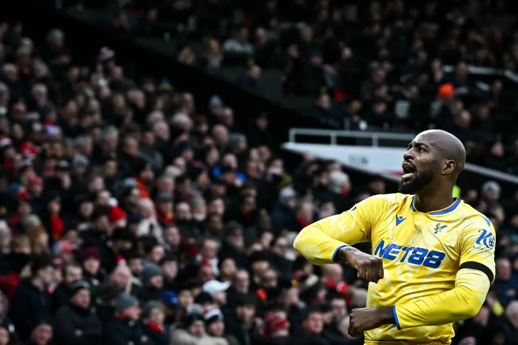 Crystal Palace venceu o United por 1 a 0 (foto: Paul Ellis/AFP)