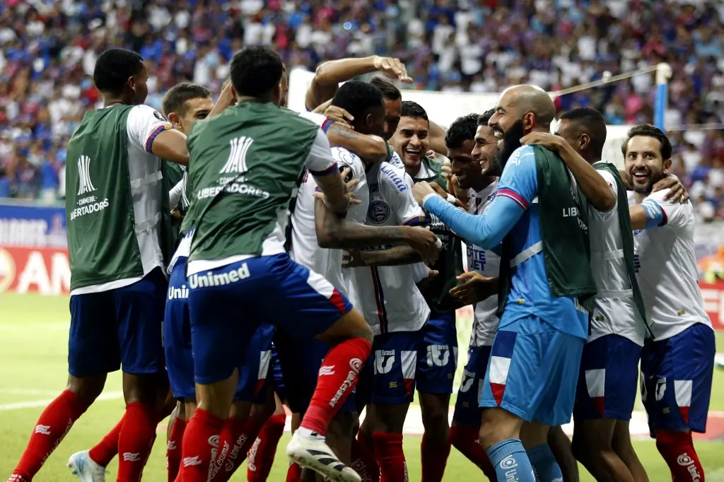 Bahia está na terceira fase preliminar da Libertadores (foto: ARISSON MARINHO / AFP)