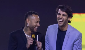 Neymar e Kaká sorrindo (foto: Reprodução/Instagram)