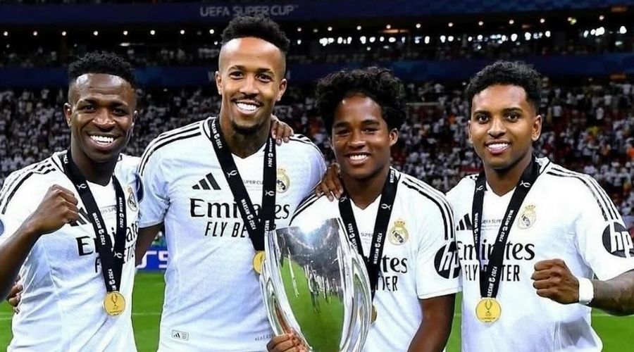 Brasileiros do Real Madrid (foto: Divulgação / Redes sociais )