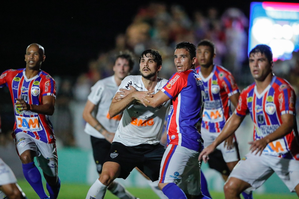 Lance do jogo entre Afogados e Atlético em 2020 (foto: Bruno Cantini / Atlético)