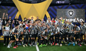 Botafogo foi campeão brasileiro em 2024 (foto: Mauro Pimentel/AFP)