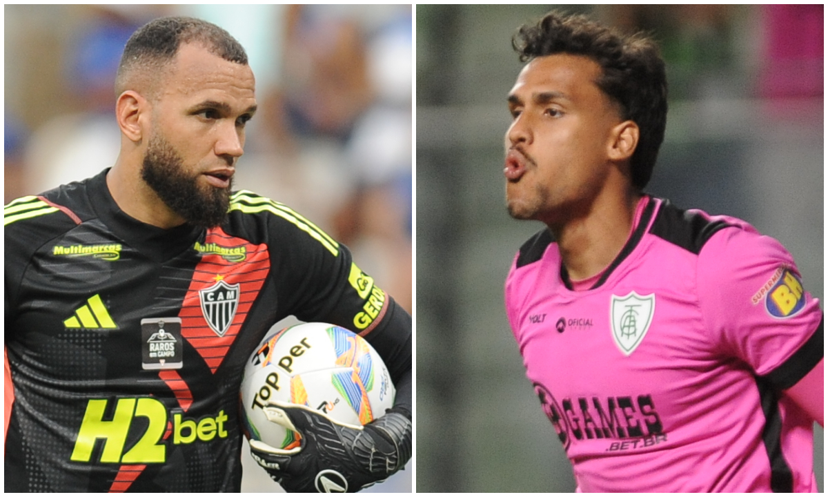 Everson e Matheus Mendes foram companheiros no Atlético durante quatro temporadas (foto: Alexandre Guzanshe/EM/D.A Press)