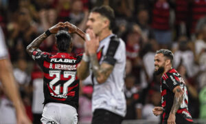 Bruno Henrique marcou o primeiro gol rubro-negro (foto: Divulgação/Flamengo)