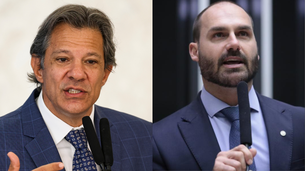 Haddad e Eduardo Bolsonaro lideram rejeição entre possíveis candidatos à Presidência em 2026, aponta pesquisa