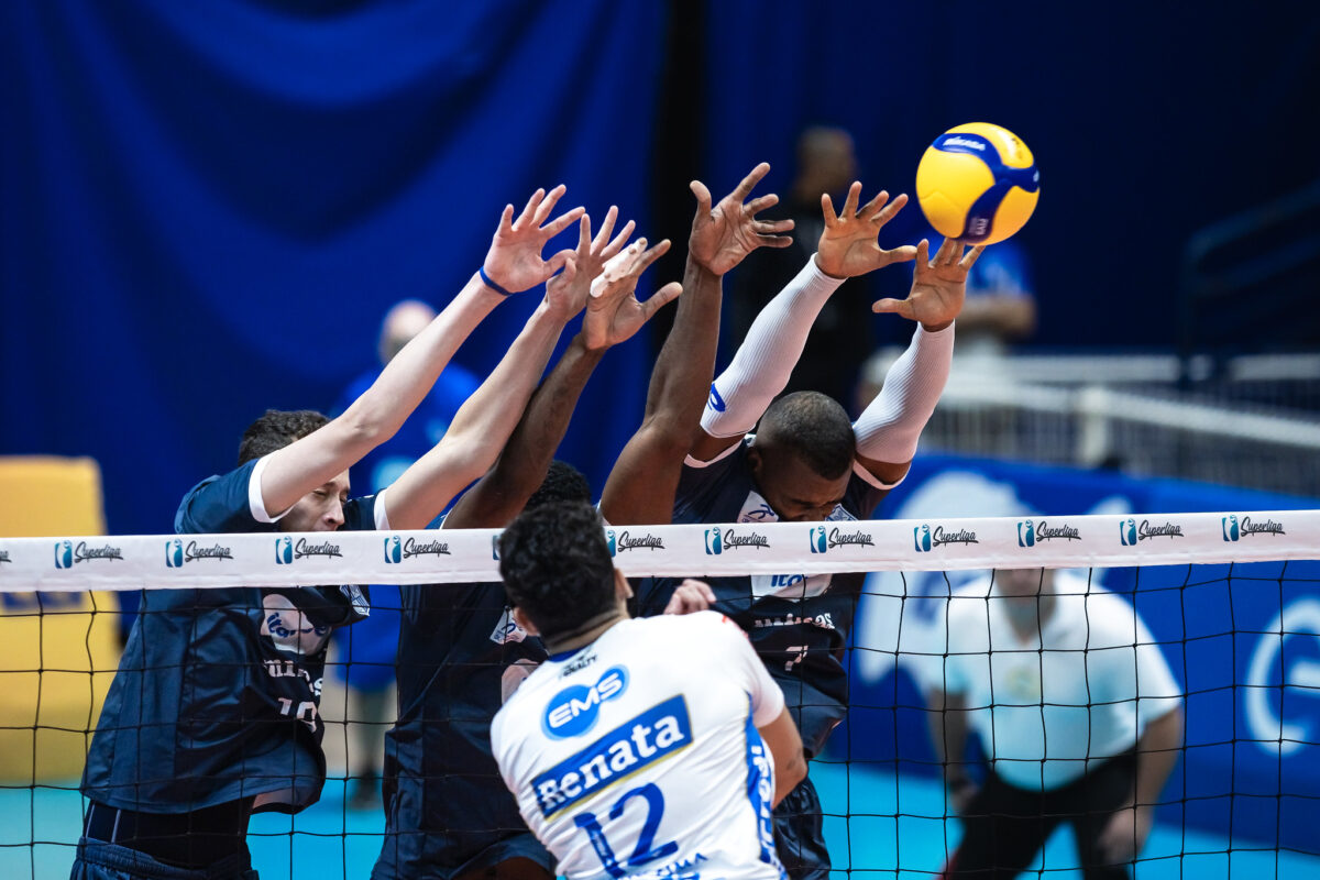 Minas foi superado pelo Campinas na Superliga Masculina de Vôlei (foto: Hedgard Moraes/MTC)