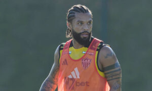 Otávio, volante do Atlético (foto: Pedro Souza/Atlético)