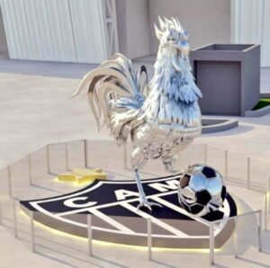 Arena MRV Terá Escultura Gigante de Galo Feita em Inox pela Aperam de Timóteo