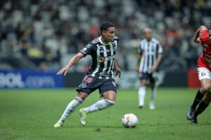 Brahian Palacios em ação pelo Atlético (foto: Pedro Souza / Atlético)