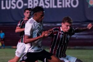 Lance de Fluminense x Atlético pelo Brasileiro Sub-20 (foto: Divulgação / Atlético)