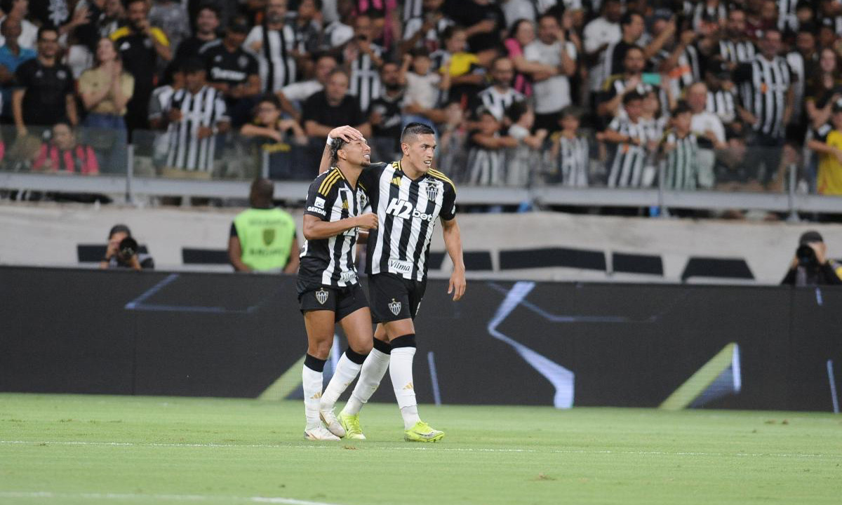 Galo venceu o Manaus por 4 a 1 (foto: Alexandre Guzanshe/EM D.A Press)