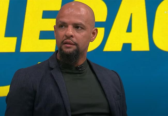 Ex-jogador Felipe Melo, comentarista do SporTV (foto: Reprodução)