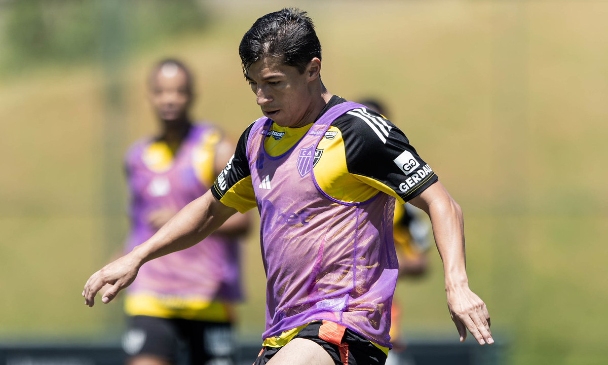 Alan Franco, volante do Atlético (foto: Pedro Souza/Atlético)