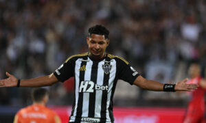 Rony comemora gol pelo Atlético (foto: Leandro Couri/EM/DA.Press.)