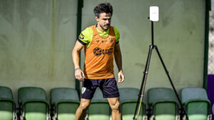 William Bigode treinou pela primeira vez pelo América nesta segunda (3/3) (foto: Mourão Panda / América)